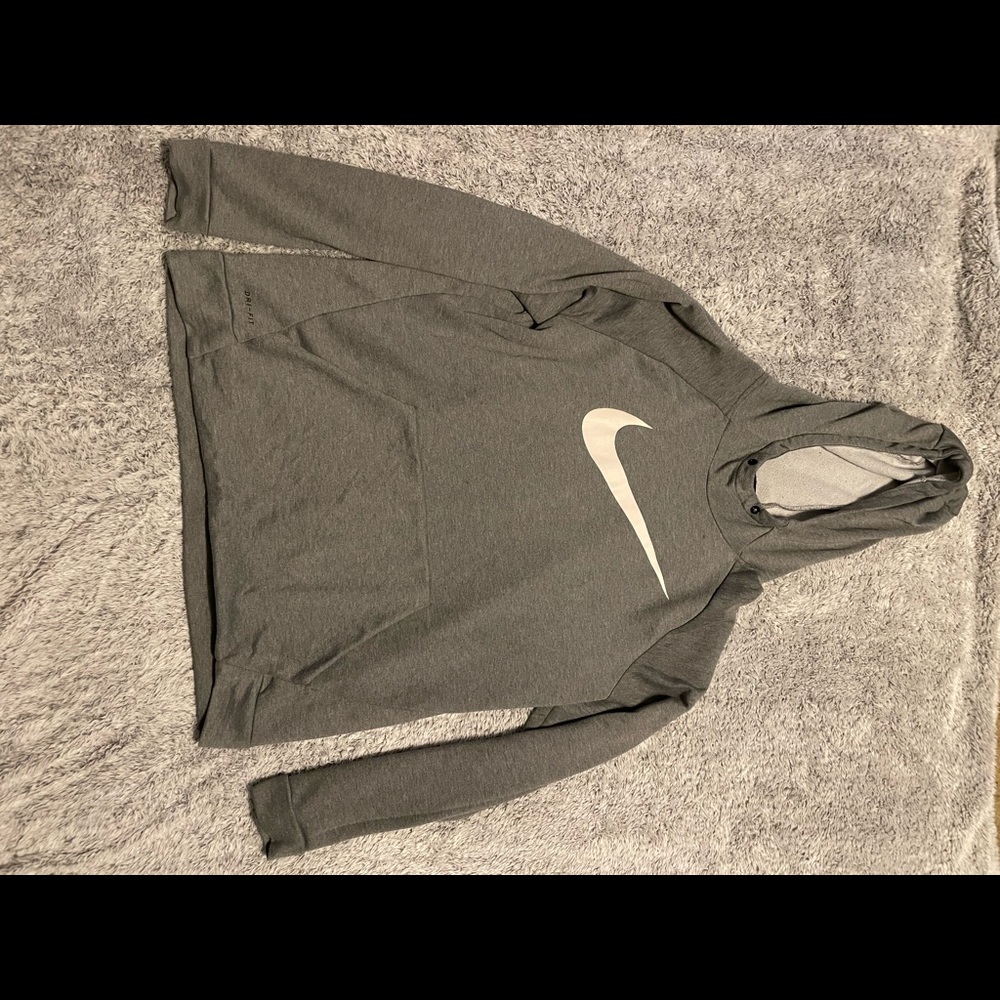 Grey Nike sweatshirt